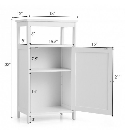 Floor Cabinet Multifunction Storage Rack Organizer Stand