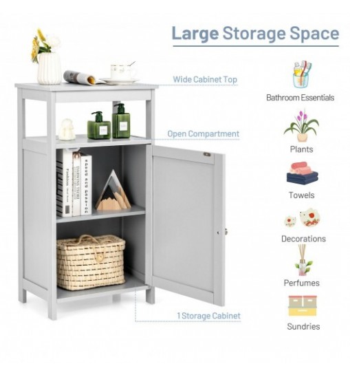 Floor Cabinet Multifunction Storage Rack Organizer Stand