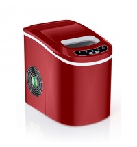 Mini Portable Compact Electric Ice Maker Machine-Red