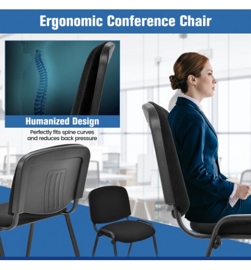 5 Pieces Elegant Conference Office Chair Set for Guest Reception