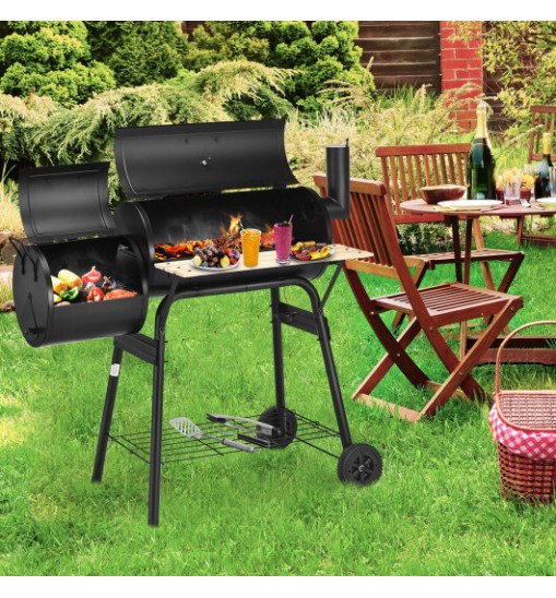 Outdoor BBQ Grill Barbecue Pit Patio Cooker