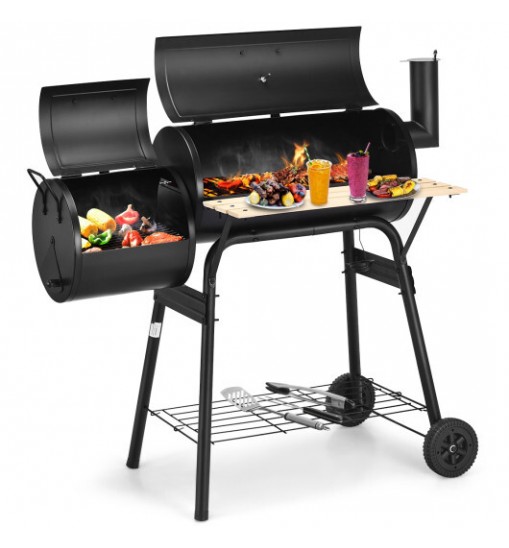 Outdoor BBQ Grill Barbecue Pit Patio Cooker