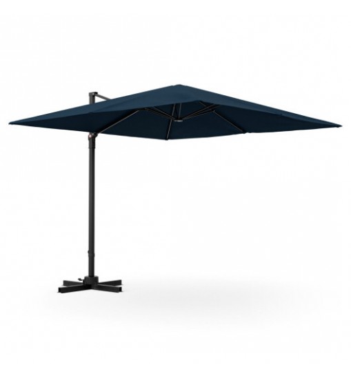 9.5 Feet Square Patio Cantilever Umbrella with 360?° Rotation-Beige