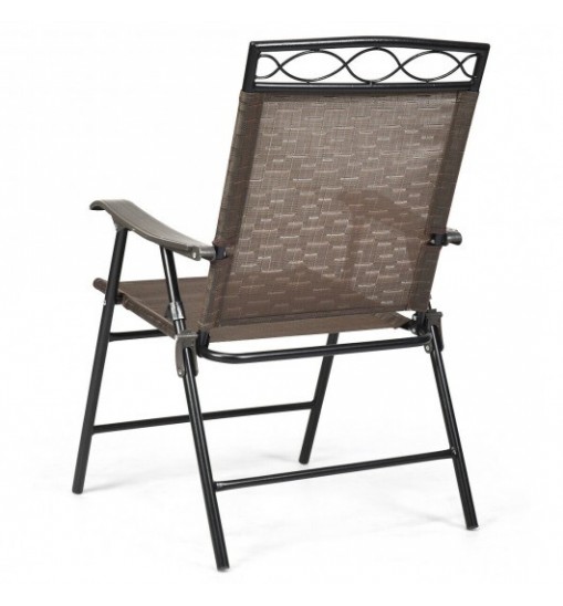 Set of 4 Patio Folding Chairs