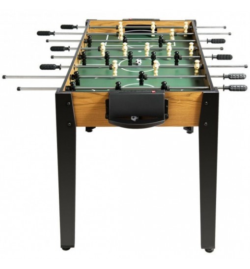 48" Competition Sized Home Recreation Wooden Foosball Table-Brown