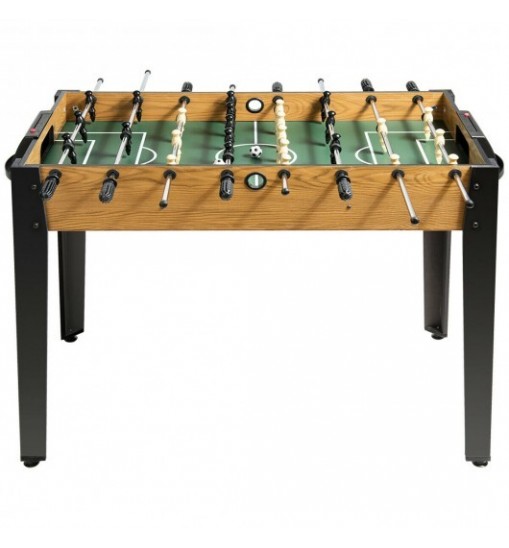 48" Competition Sized Home Recreation Wooden Foosball Table-Brown