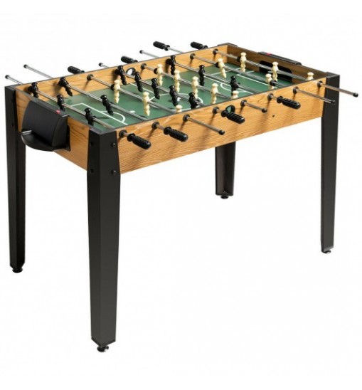 48" Competition Sized Home Recreation Wooden Foosball Table-Brown