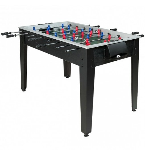 48" Competition Sized Home Recreation Wooden Foosball Table-Brown