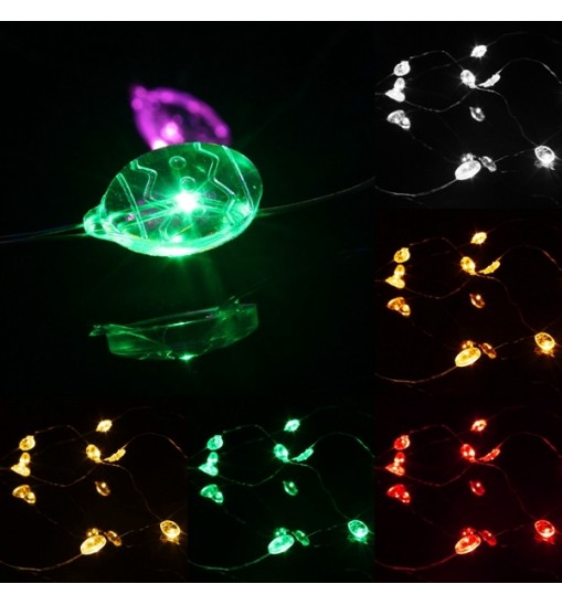 2M 20 LED Lucky Egg Style Battery Operated Xmas String Fairy Lights Party Wedding Christmas Decor