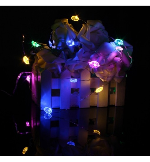 2M 20 LED Lucky Egg Style Battery Operated Xmas String Fairy Lights Party Wedding Christmas Decor