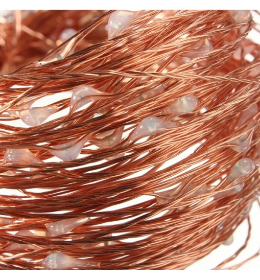 20M IP67 200 LED Copper Wire Fairy String Light for Xmas Party Decor