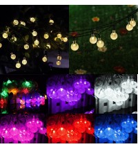 Solar 30 LED Outdoor Waterproof Party String Fairy Light Festival Ambience Lights