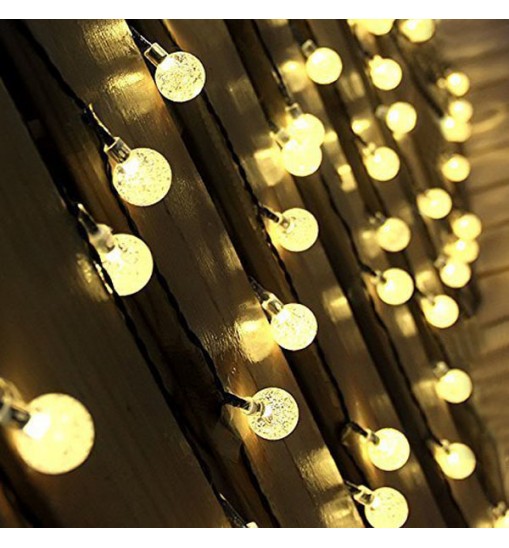 Solar 30 LED Outdoor Waterproof Party String Fairy Light Festival Ambience Lights