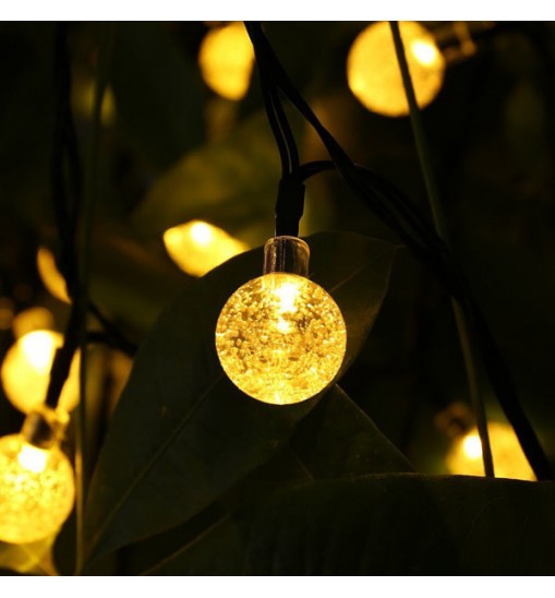 Solar 30 LED Outdoor Waterproof Party String Fairy Light Festival Ambience Lights