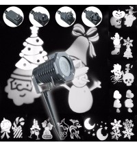 10 Pattern LED Projector Stage Light Halloween Xmas Party Lighting UK US EU AU Plug Christmas Decorations Clearance Christmas Lights