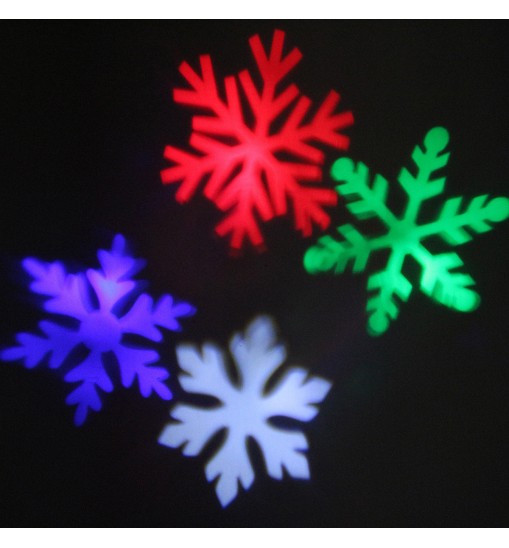 Waterproof Snowflake LED Projector Stage Light Lawn Garden Xmas Party Decoration Lamp Christmas Decorations Clearance Christmas Lights