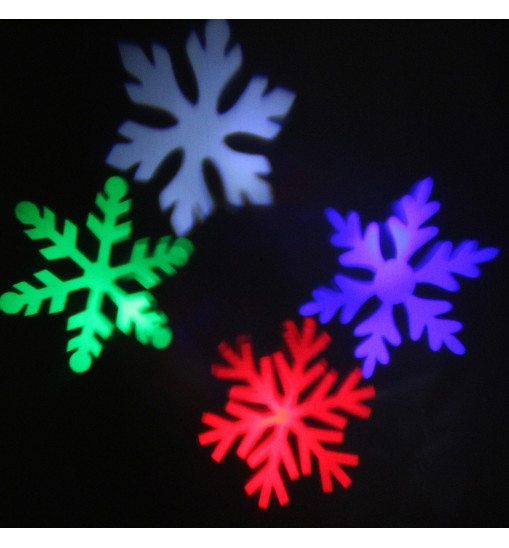 Waterproof Snowflake LED Projector Stage Light Lawn Garden Xmas Party Decoration Lamp Christmas Decorations Clearance Christmas Lights