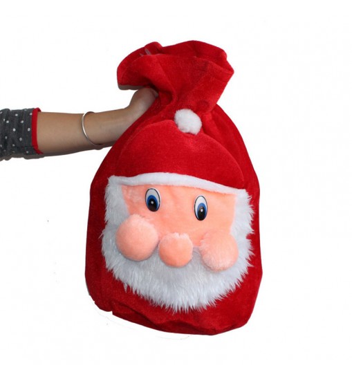 Christmas Party Home Decoration Santa Claus Gift Candy Bag For Kids Children Gift Toys