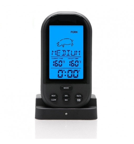 Digital Meat BBQ Thermometer Wireless Kitchen Oven Food Cooking BBQ Grill Smoker Thermometer