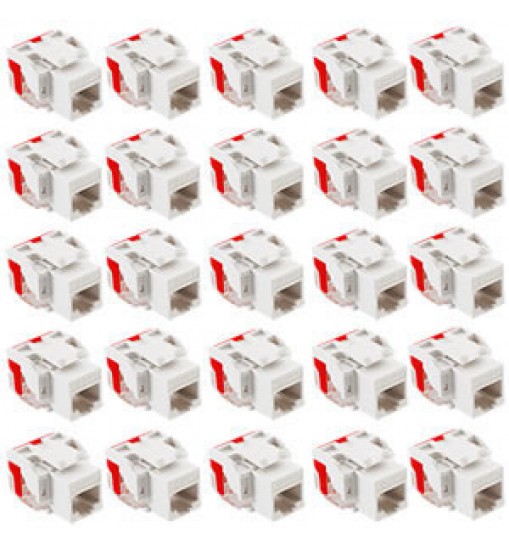 Ic107l6cwh cat6 ez 25 pk white