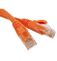 Cat5e patch cord 1ft orange