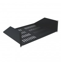 3U 15in DEEP SINGLE SIDED VENTED SHELF