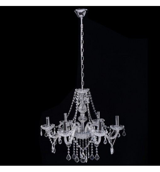 Elegant Crystal Chandelier Ceiling Light - Color: Transparent