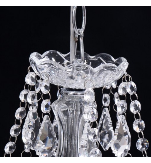 Elegant Crystal Chandelier Ceiling Light - Color: Transparent