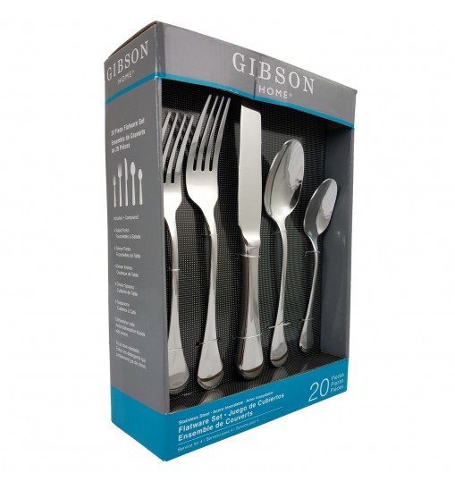 Gibson Home Classic Manchester 20-Piece Flatware Set