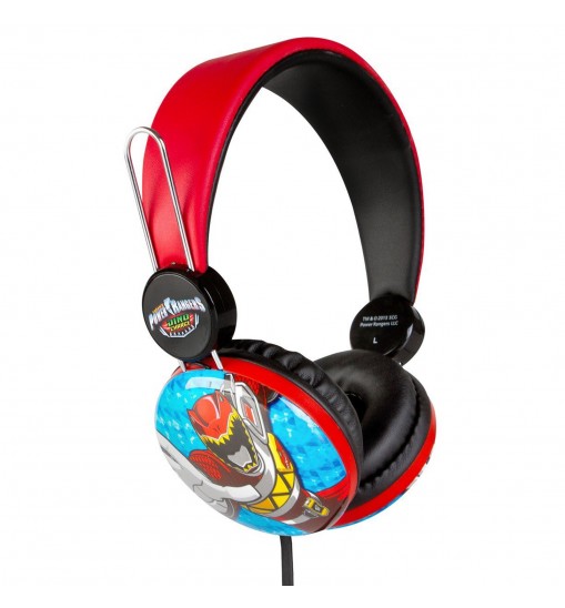 Power Rangers Kids Over The Ear Headphones in Red