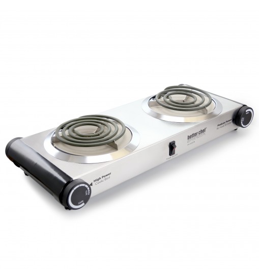 Better Chef Stainless Steel Dual Electric Burner