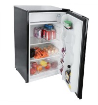 MegaChef 3.2 cu. ft. Compact Freestanding Mini Refrigerator in Black