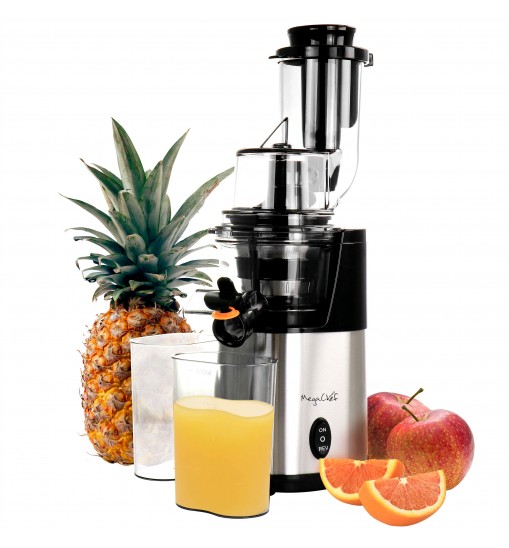 MegaChef Pro Stainless Steel Slow Juicer