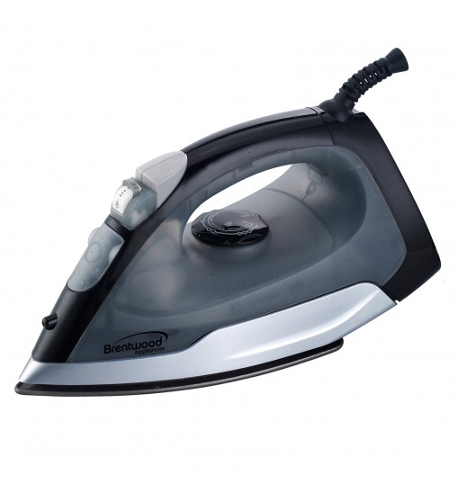 Brentwood Full Size Steam / Spray / Dry Iron in Black and Gray