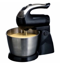 Brentwood 5-Speed Stand Mixer Stainless Steel Bowl 200W Black