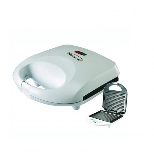 Brentwood Non Stick Panini Press and Sandwich Maker in White