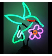 Hummingbird Neon Sculpture