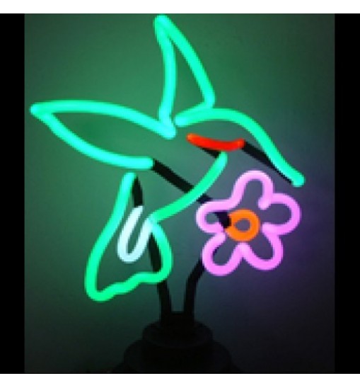 Hummingbird Neon Sculpture