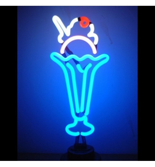 Ice Cream Soda Neon Sculpture