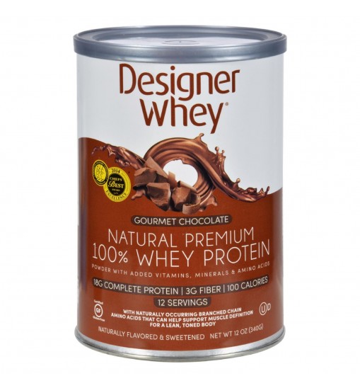 Designer Whey - Protein Powder - Chocolate - 12.7 oz