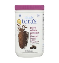 Tera's Whey Protein - rBGH Free - Fair Trade Dark Chocolate - 12 oz