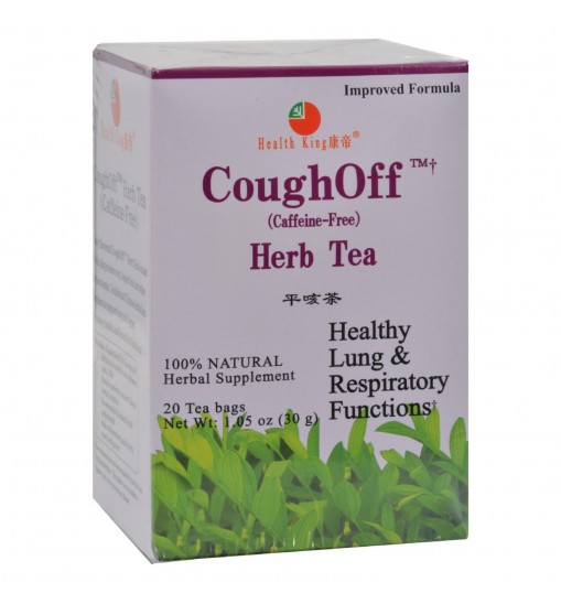 Health King Cough-Off Herb Tea - 20 Tea Bags