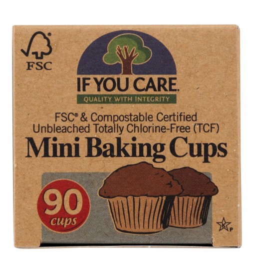 If You Care Baking Cups - Mini - Unbleached Totally Chlorine Free - 90 Count