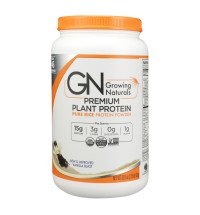 Growing Naturals Rice Protein Powder - Vanilla Blast - 32.8 oz