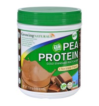 Growing Naturals Pea Protein Powder - Chocolate Power - 15.8 oz