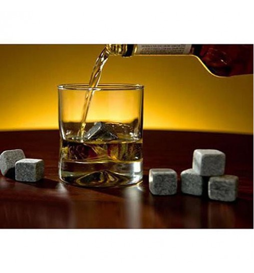 Whiskey on THE ROCKS - Pure Soapstone Rocks set of 9