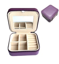 Color: PURPLE - Cool Jewels A Palm Sized Compact Jewelry Box