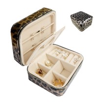 Color: LEOPARD - Cool Jewels A Palm Sized Compact Jewelry Box