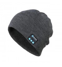 Color: Heather Gray - Musical Beanie Bluetooth Hat