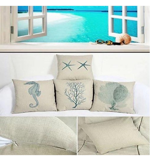 Style: Starfish - Coastal Charm Cushion Covers